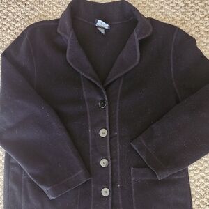 Eileen Fisher Lightweight 100% Wool Jacket Size Large